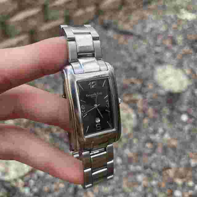 Kenneth Cole New York Men's Rectangle Case Watch with Date KC3045