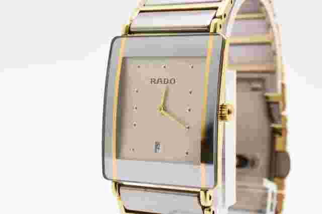 [Exc+5] RADO DIASTAR 160.0381.3 Analog Silvre Dial Quaetz Ladies Watch JAPAN