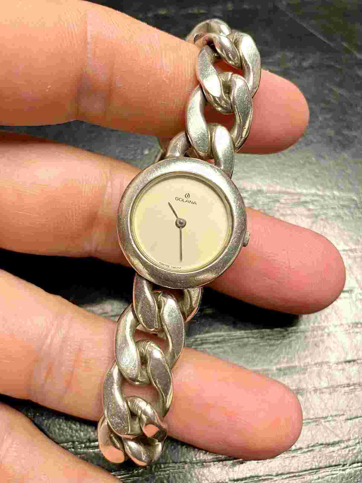 golana 925 sterling swiss watch