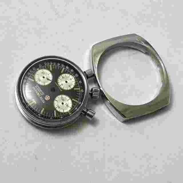 VINTAGE SETH THOMAS STINGRAY CHRONOGRAPH FIT VALJOUX 72 MOVEMENT WATCH CASE #364