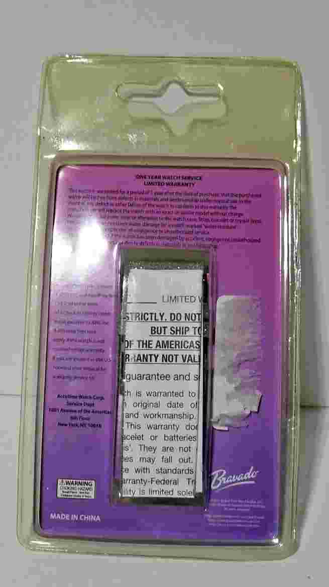 2011 JUSTIN BIEBER LCD DISPLAY WATCH BRAVADO NEW IN PACKAGE