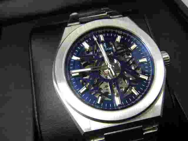 Heritor Automatic Atlas Bracelet Watch - Blue & White - NH70A