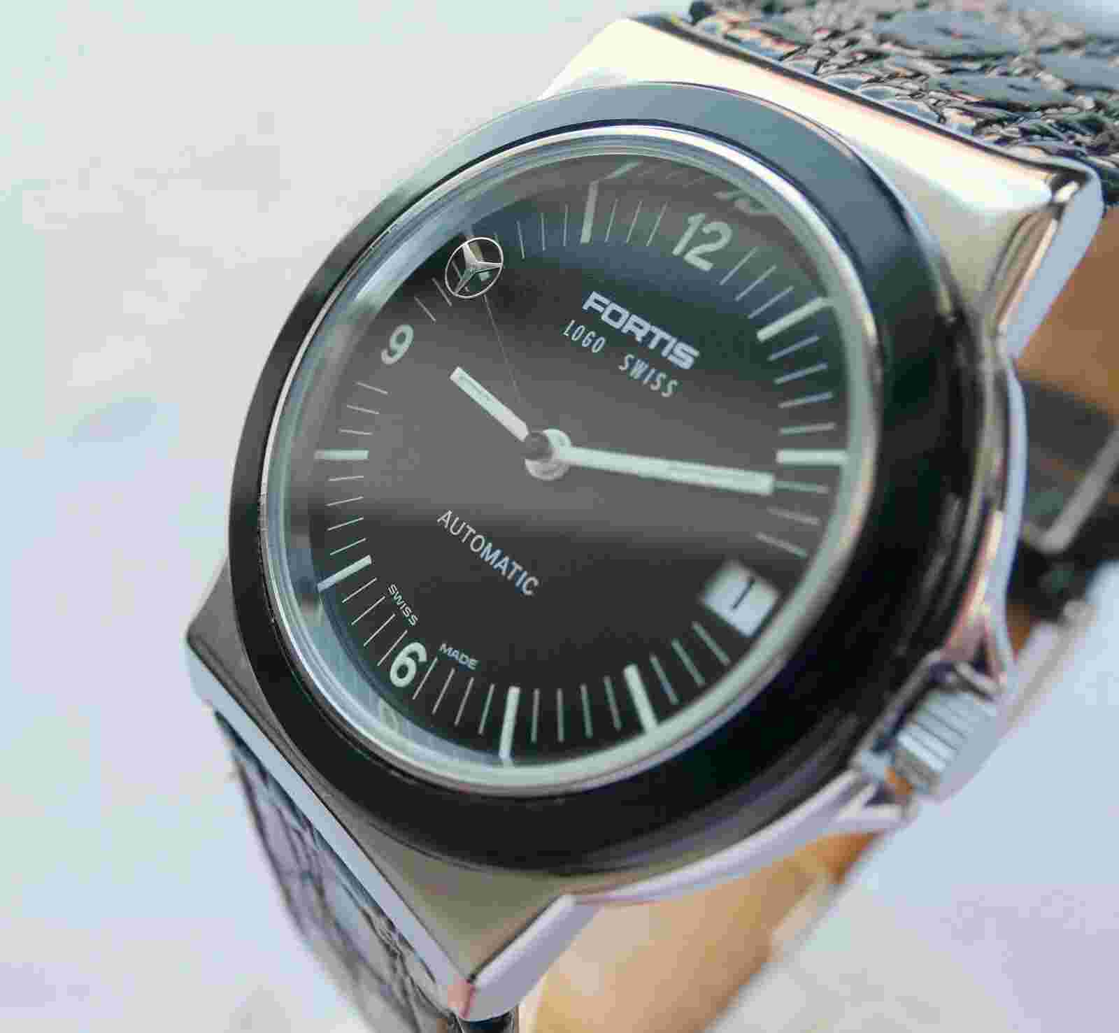 Mercedes Benz Fortis Classic Aviator Pilot Car Accessory Swiss Automatic Watch