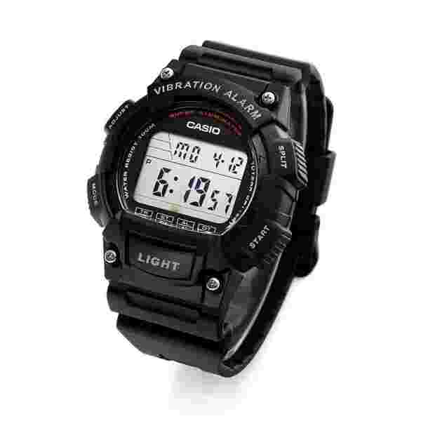 Casio Digital Black Resin Strap Men Watch W-736H-1AVDF