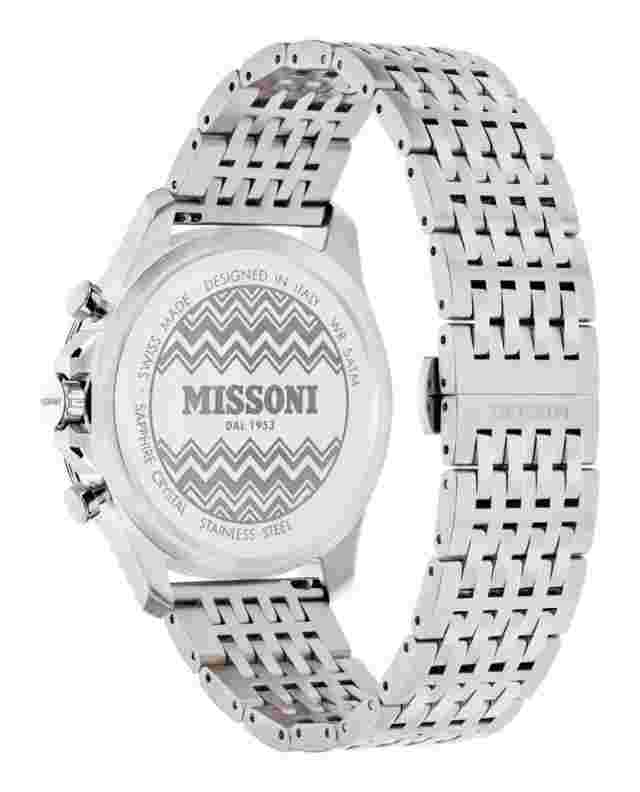 Missoni Silver Mens Chronograph Watch Urban MWJD00322