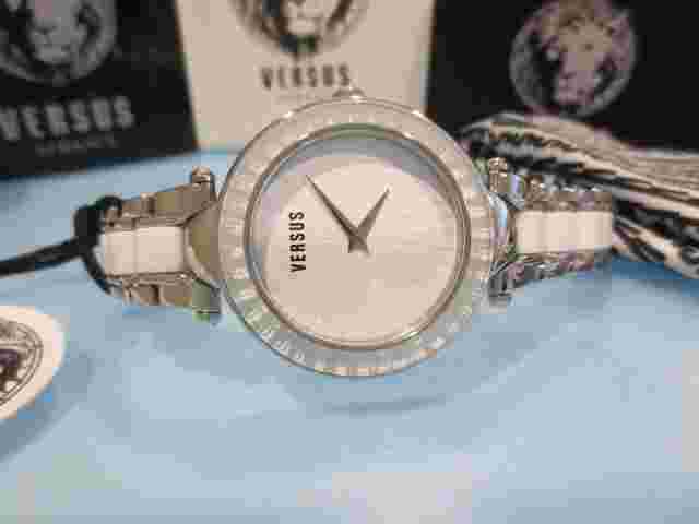 Versus by Versace Women's 3C72300000 Sertie White Dial SS Bracelet Watch