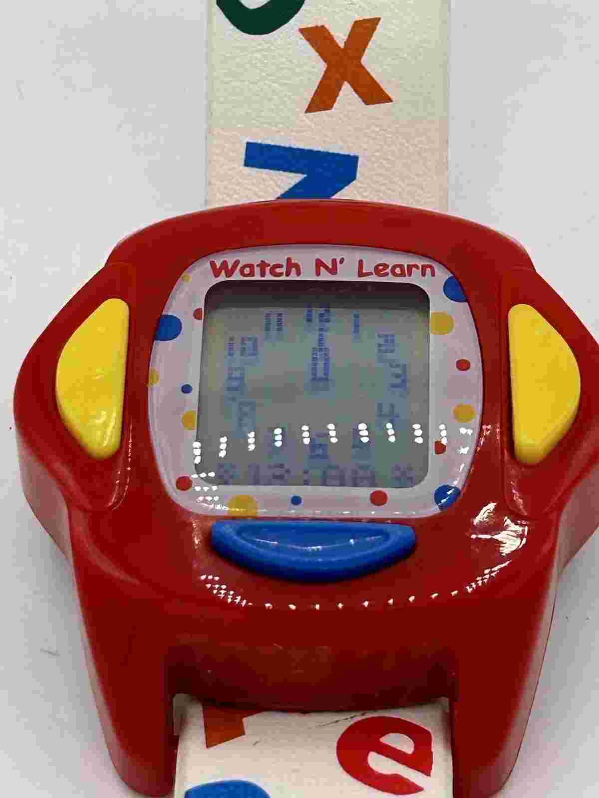 Rare Oregon ScIentific Watch N Learn Alphabet Works