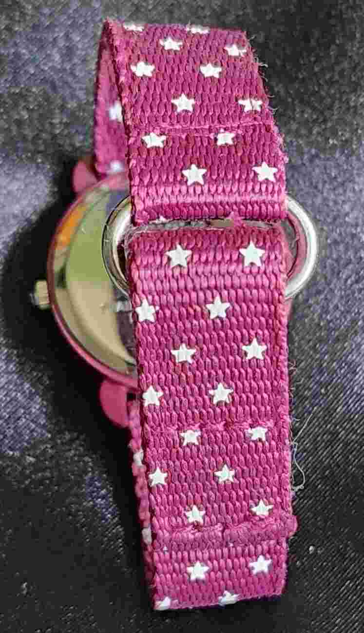 Girls  GAP Polka Dot watch Berry Color EUC