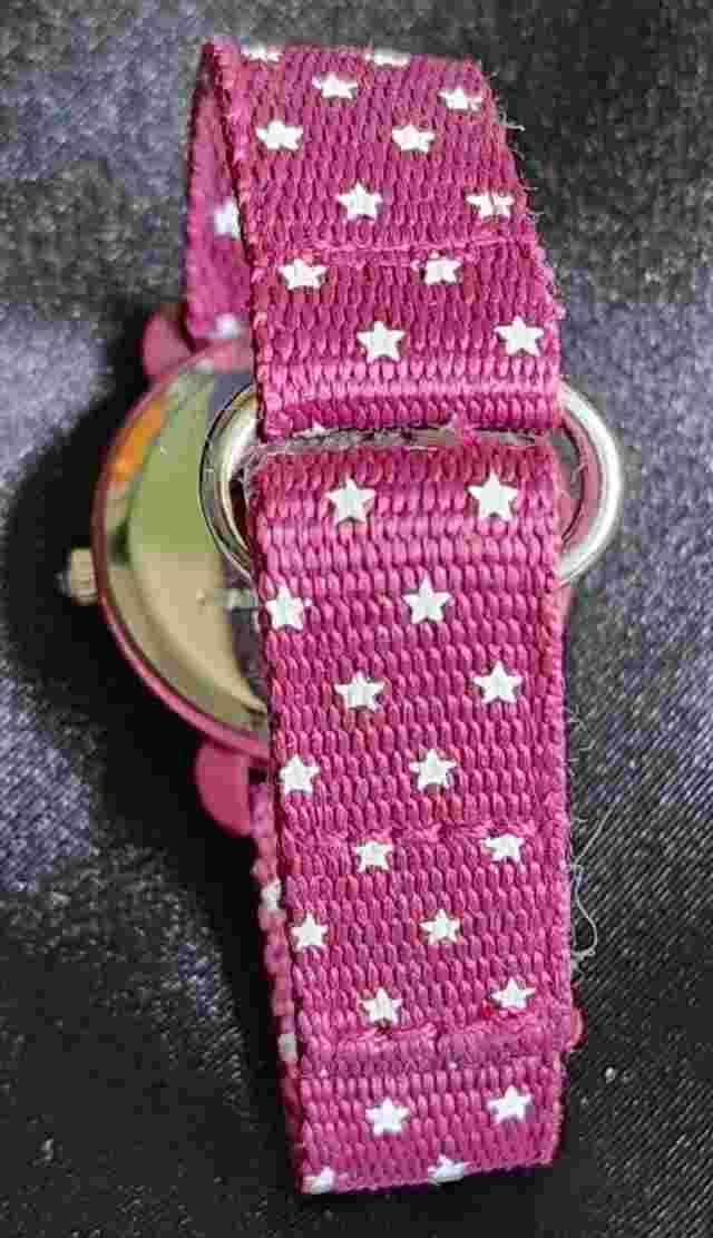 Girls  GAP Polka Dot watch Berry Color EUC