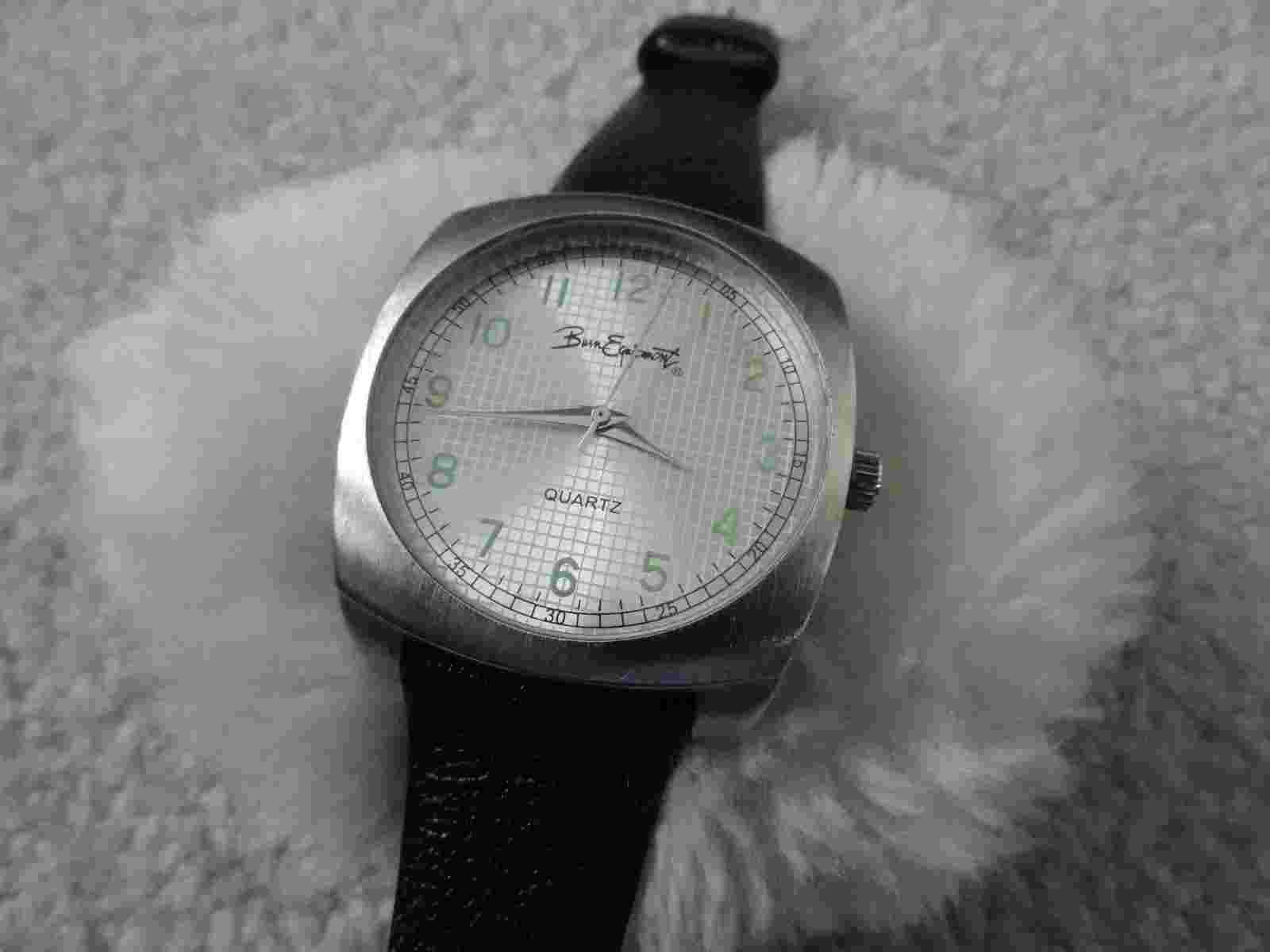 Bum Equipment Quartz Men's Watch with a Genuine Camel Band (Big)