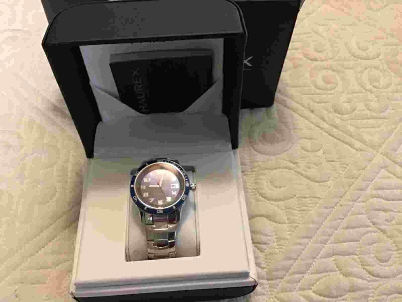 Haurex Italy Men’s Watch Never Worn, Original Packaging