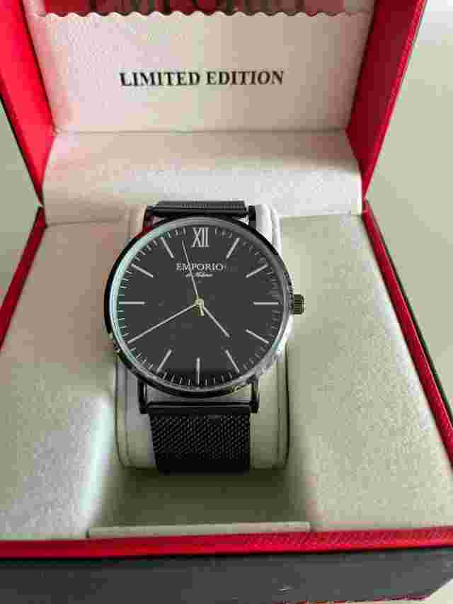Black emporio di milano EM Sport 010 watch