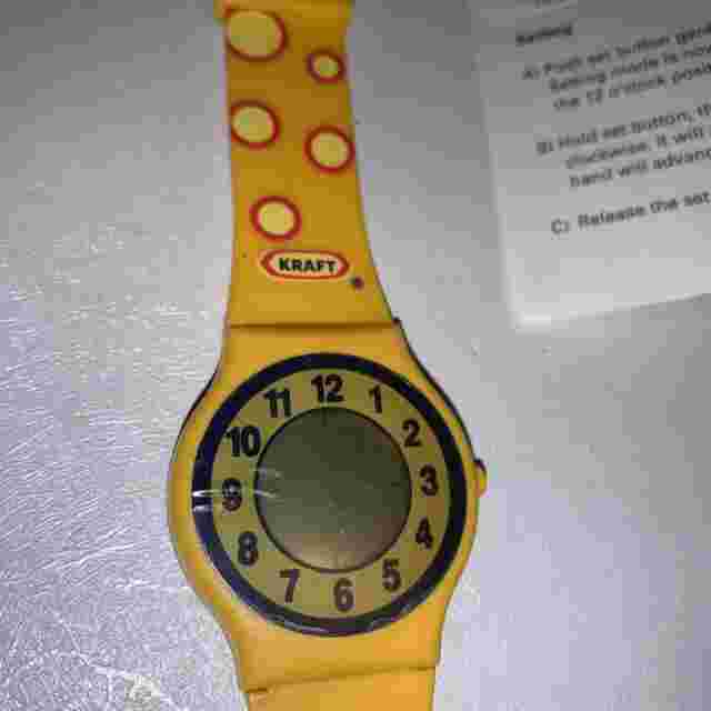 VINTAGE 1990’S KRAFT C-REX DINOSAUR WRIST WATCH UNTESTED UNWORN