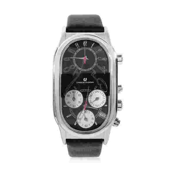CHARLES JOURDAN OF PARIS DUAL FACE TIME WATCH NEVER WORN NEW & BOXED UNISEX