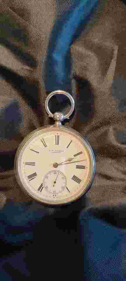 Rare J W Benson Pocket Watch  1885 with Box and J C Vickery JCV Stand 1908