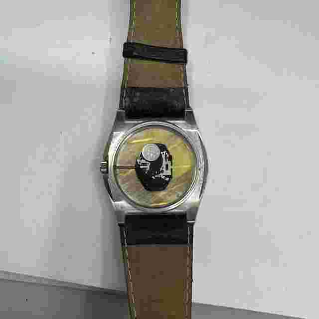 Panama Jack Quartz Watch Tide Runner Men Silver Blue Barrel Japan Movt New Batte