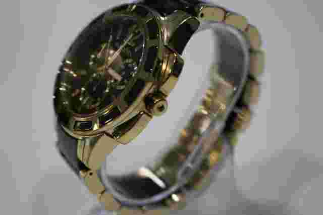 Pandora Imagine Grand C Watch Black Ceramic Gold Plating Chronograph