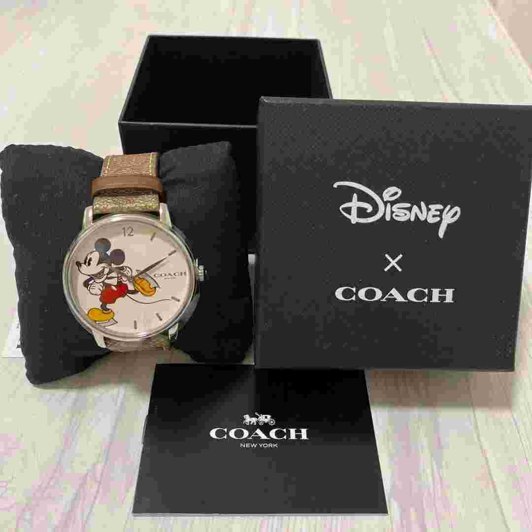 coach x Disney collaboration Mickey Mouse watch analog Women's unused 1447MT