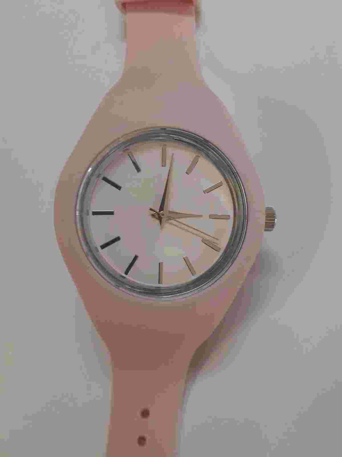 Aeropostale Soft Pink Watch Silver Accents