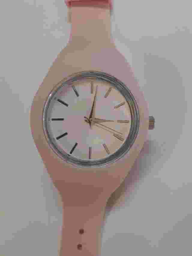 Aeropostale Soft Pink Watch Silver Accents