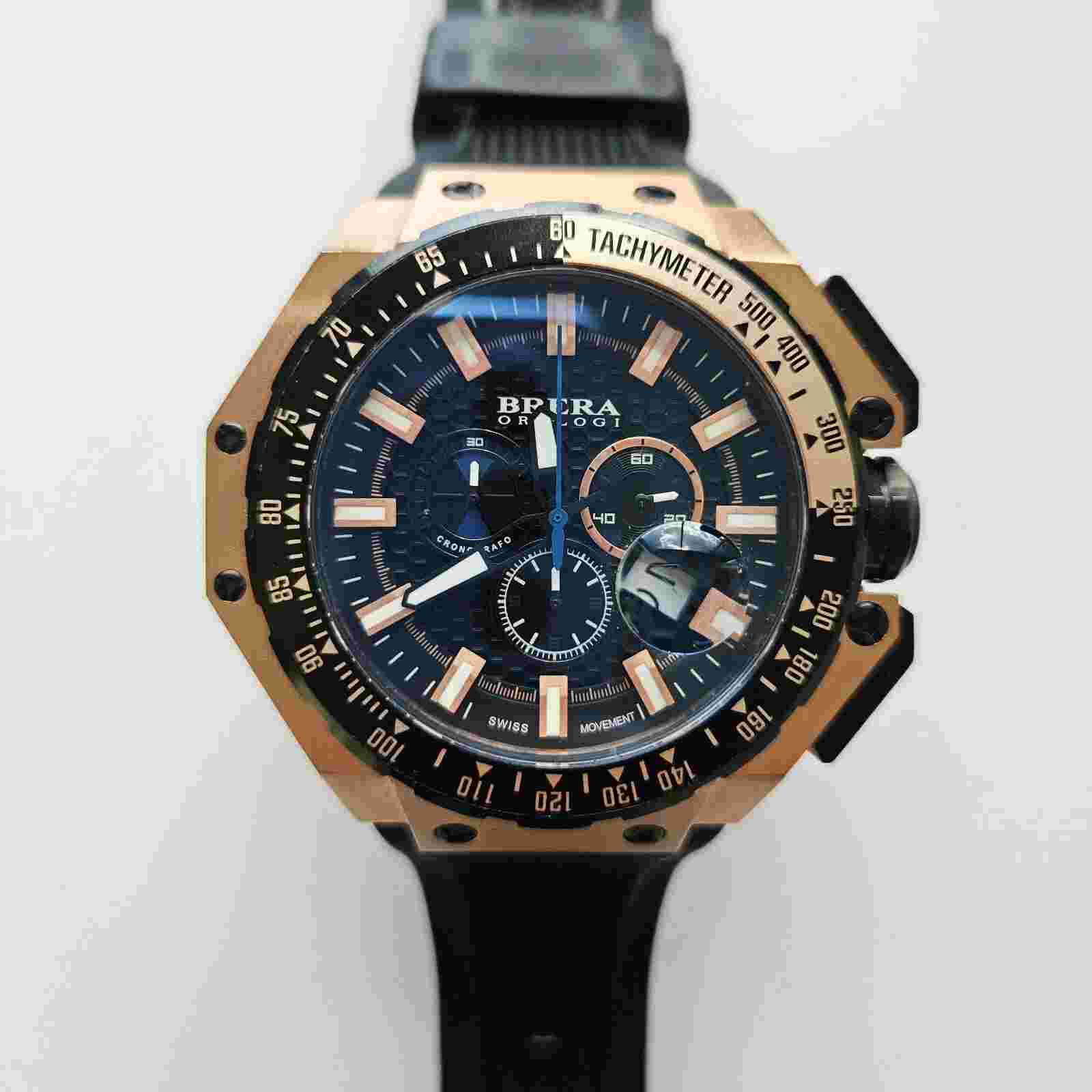 Brera Orologi Gran Turismo Collection BRGTC5408 Quartz Chronograph 54mm Italian