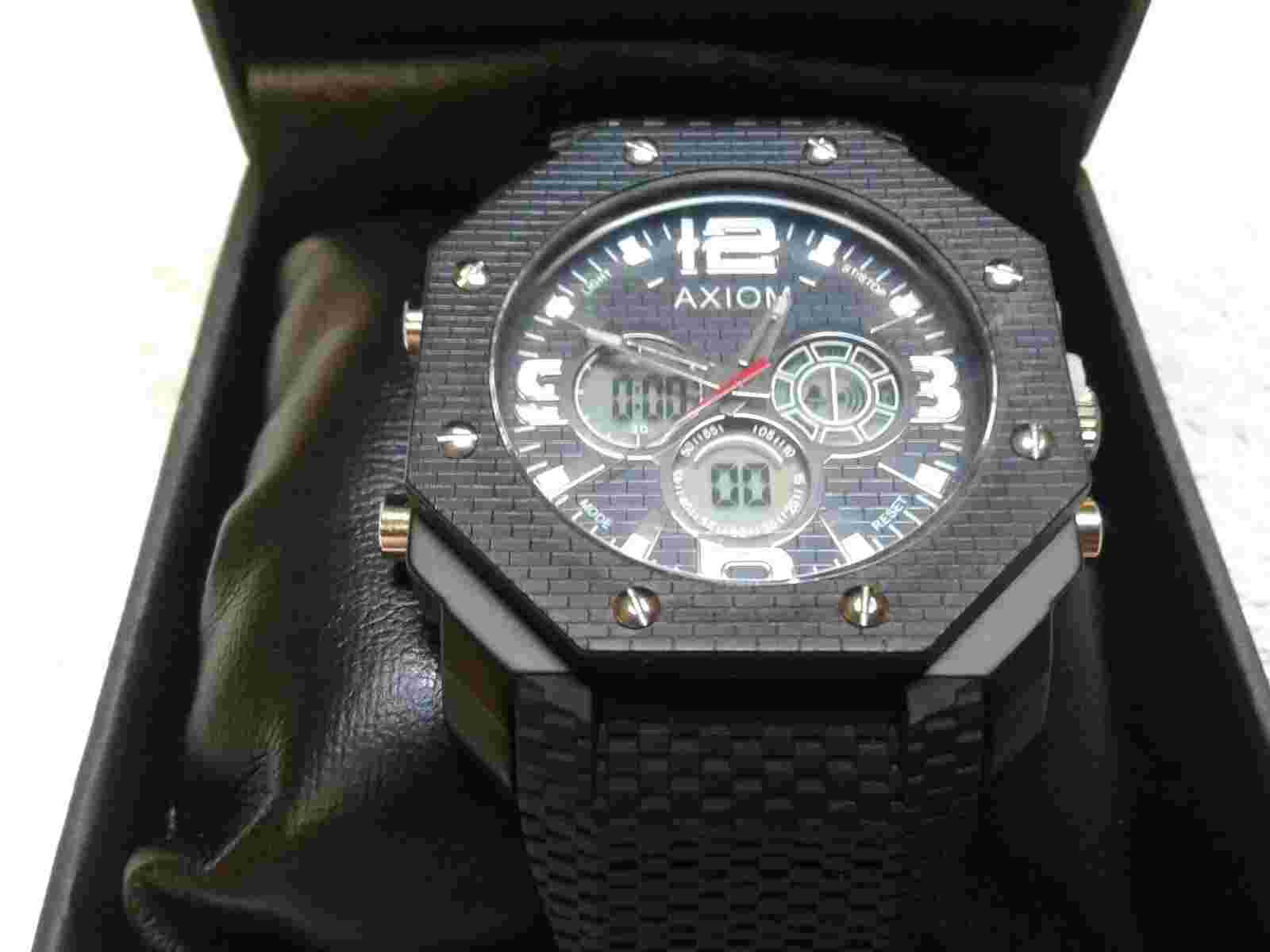 NIB AXIOM Citizens Diver Watch black 50 M Water Resistant