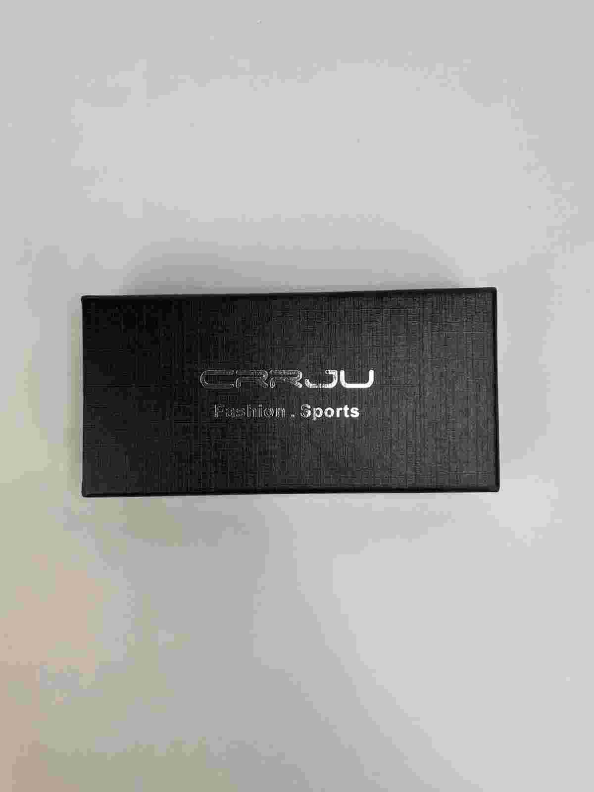CRRJU Mens Watch Chronograph Sports Quartz Waterproof Relogio Masculino