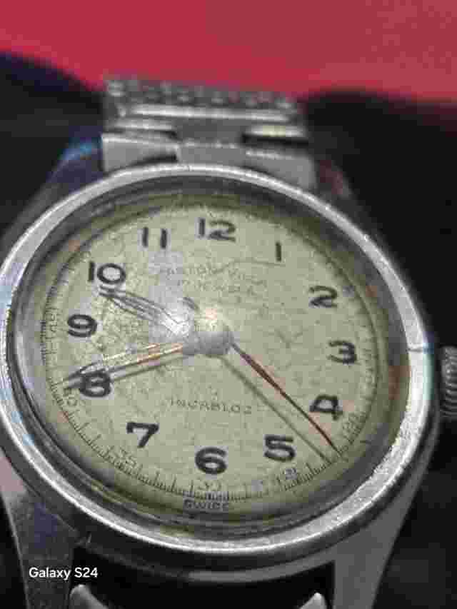 Vintage Aston-Villa Swiss Watch With Original JB Champion Mesh Astronaut Band