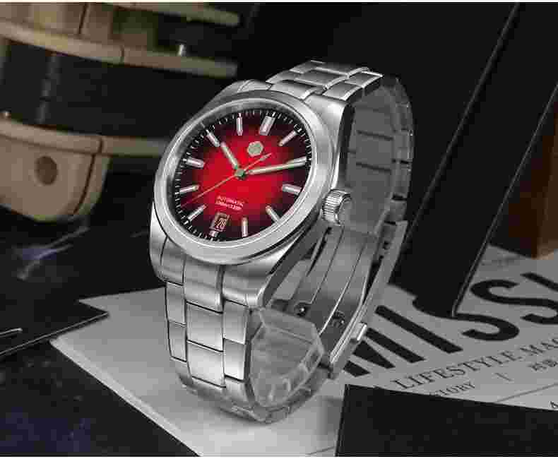 San Martin Men Automatifc Watch "JianZhan" Gada Mechanical Luminous Miyota 9015