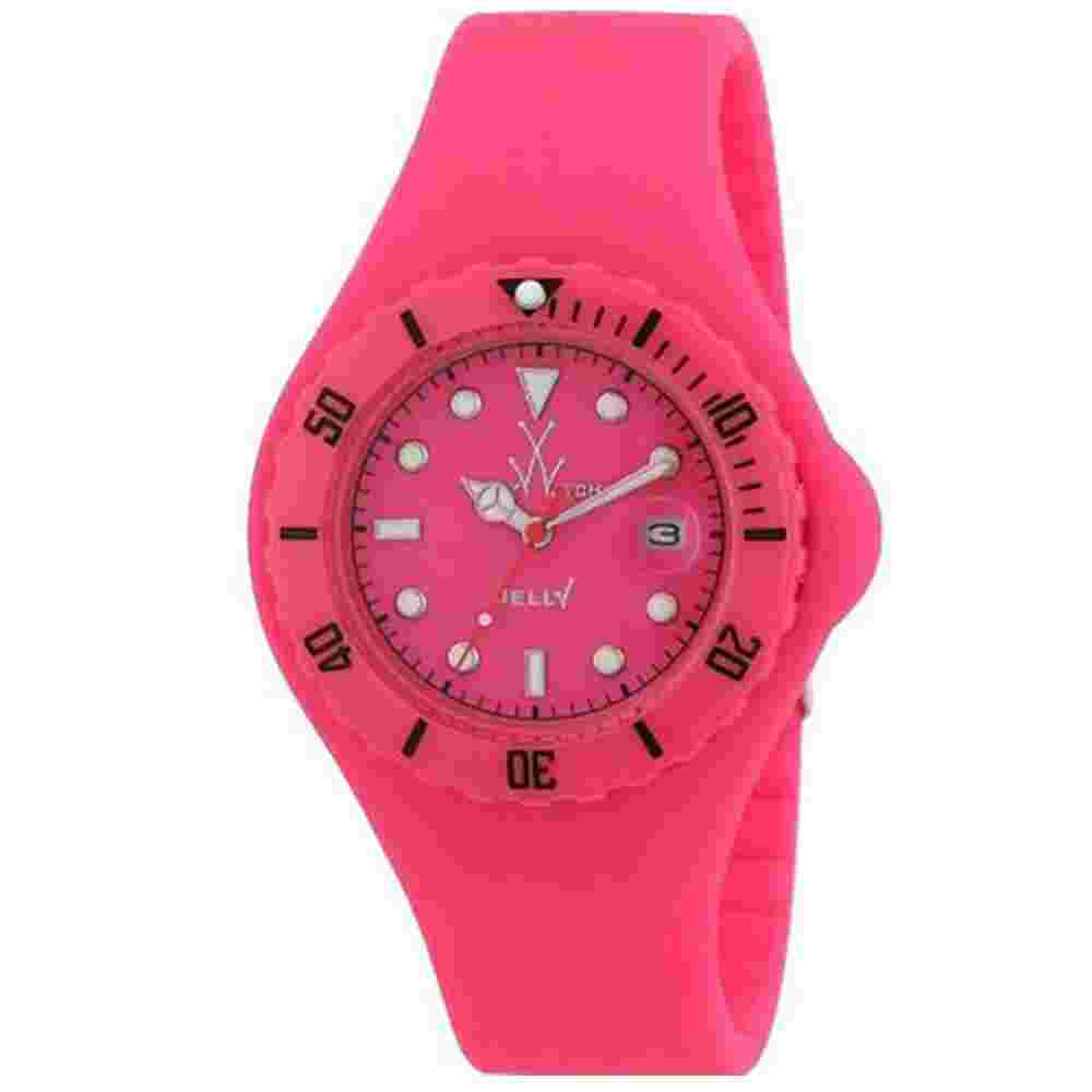 Orange Dial Rubber Strap Unisex Watch JY04PS Watch Quartz Crystal