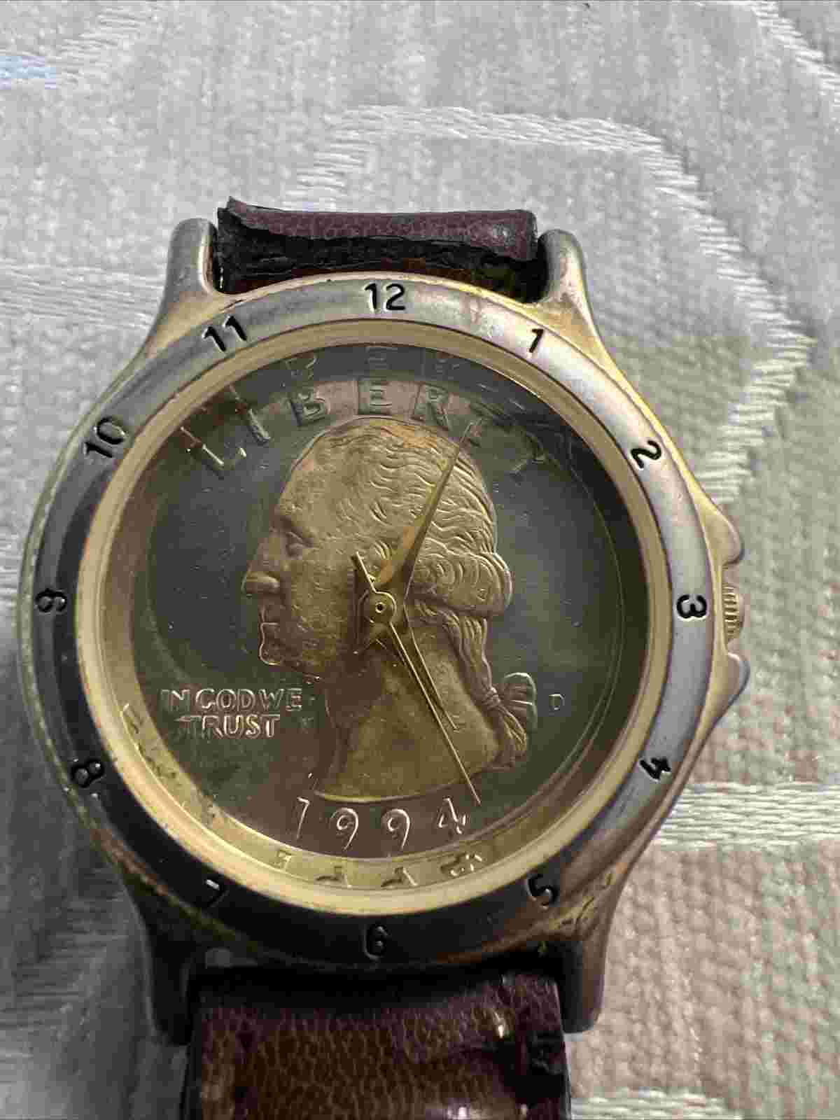 1994 Half Dollar Men's Wristwatch LUCKY STAR