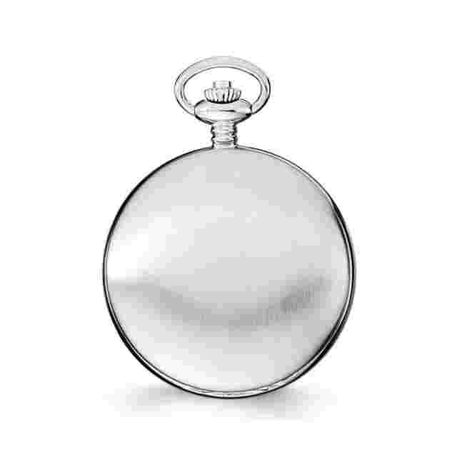 Charles Hubert Stainless Steel White Dial Pocket Watch XWA4339