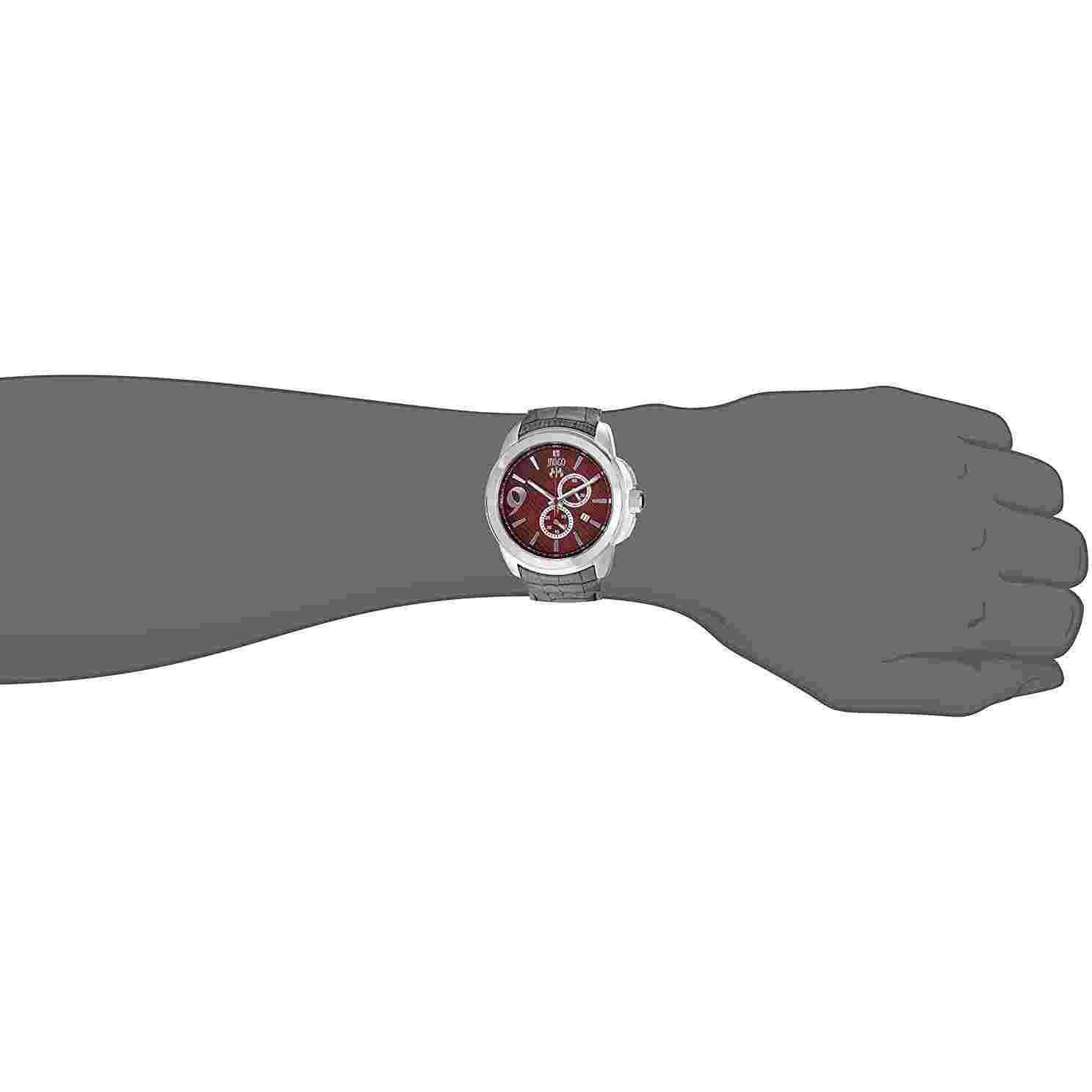Jivago Men's Gliese Maroon Dial Watch - JV1516