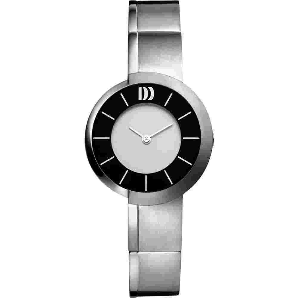 Danish Design IV62Q934 Silver/Black Dial Titanium Classic Quartz Women's Watch