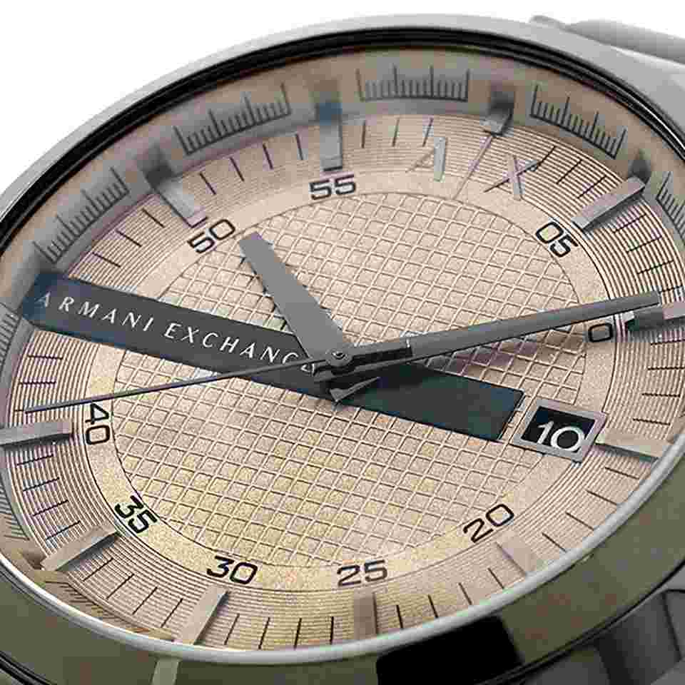 Armani Exchange AX2194 Hampton Men's Watch Gray Stainless Steel 46mm