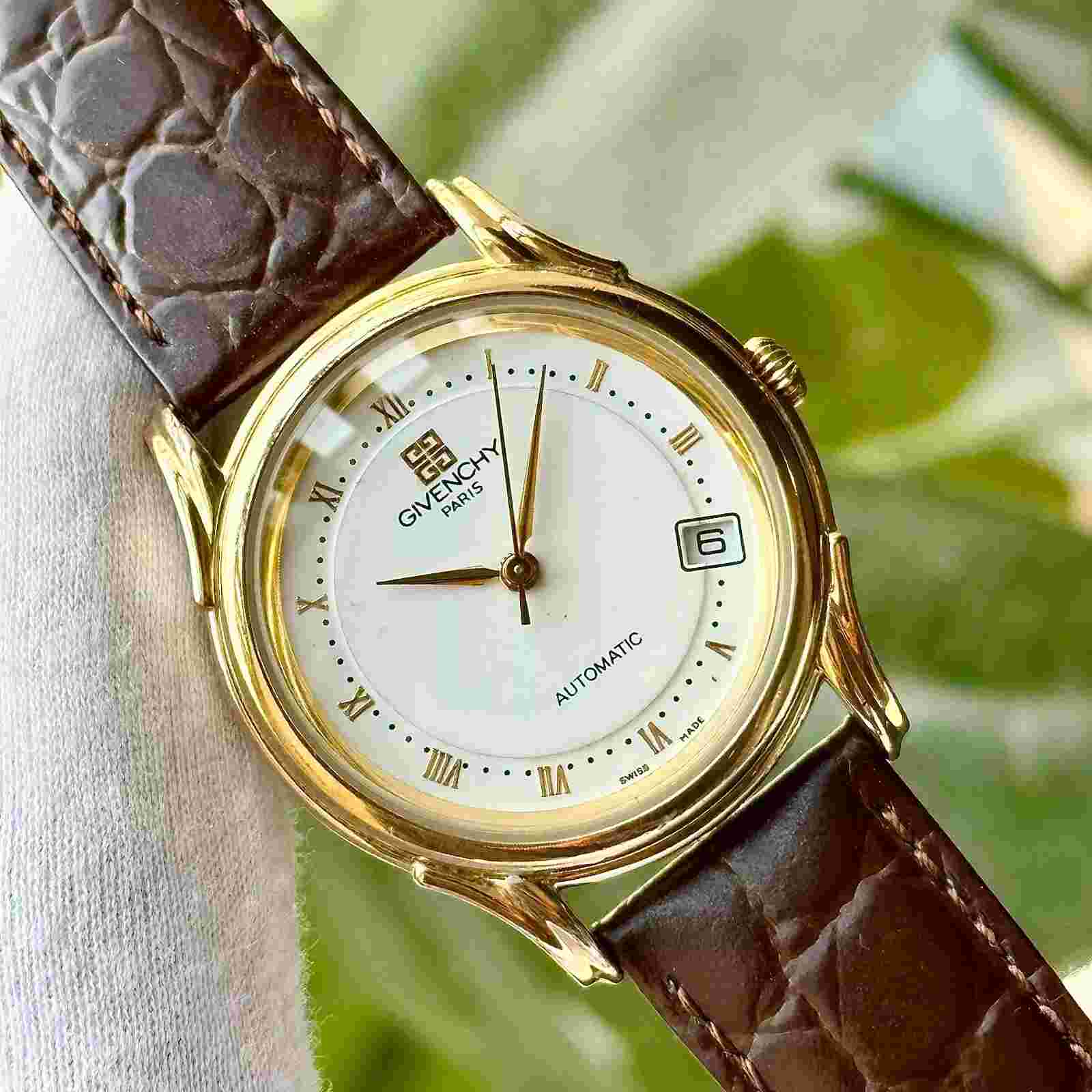 Vintage Givenchy Copernic Paris Automatic Swiss Made Men's Watch 10057