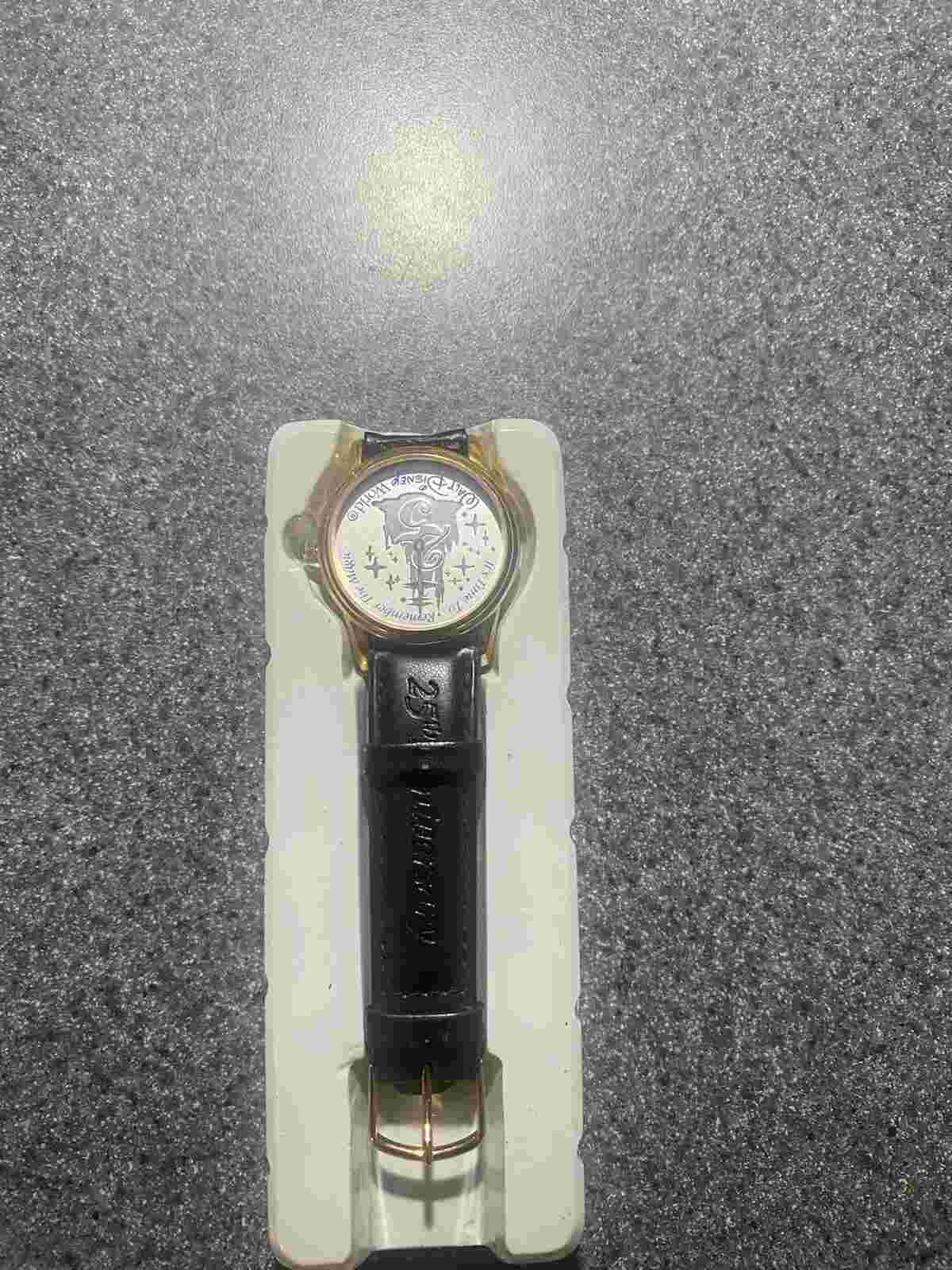 RARE WALT DISNEY 25 YEARS MENS WATCH EASTMAN KODAK 1997. NEW