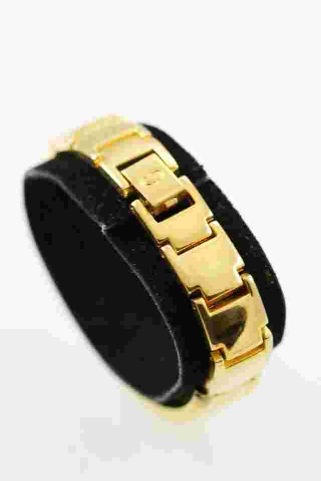 Charles Delon Women Watch Stainless Steel Gold Water Res Battery White Quartz