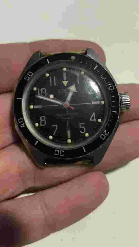 🔔🔔🔔Vintage Soviet diver SNIPER military watch VOSTOK Amphibian  antimagnetic