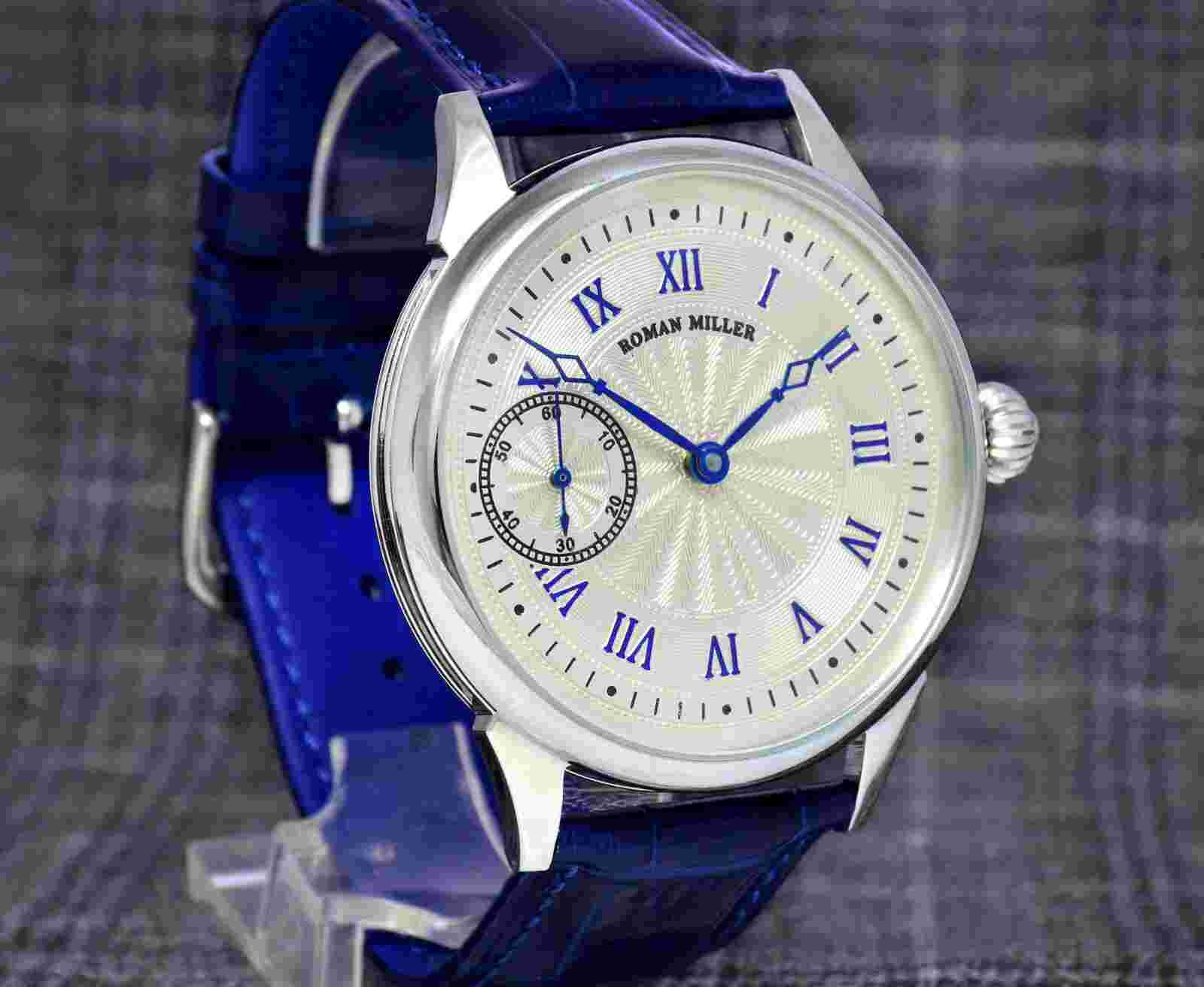Vintage wrist Watch for Man Husband Gift Marriage watch Guilloche dial Miller