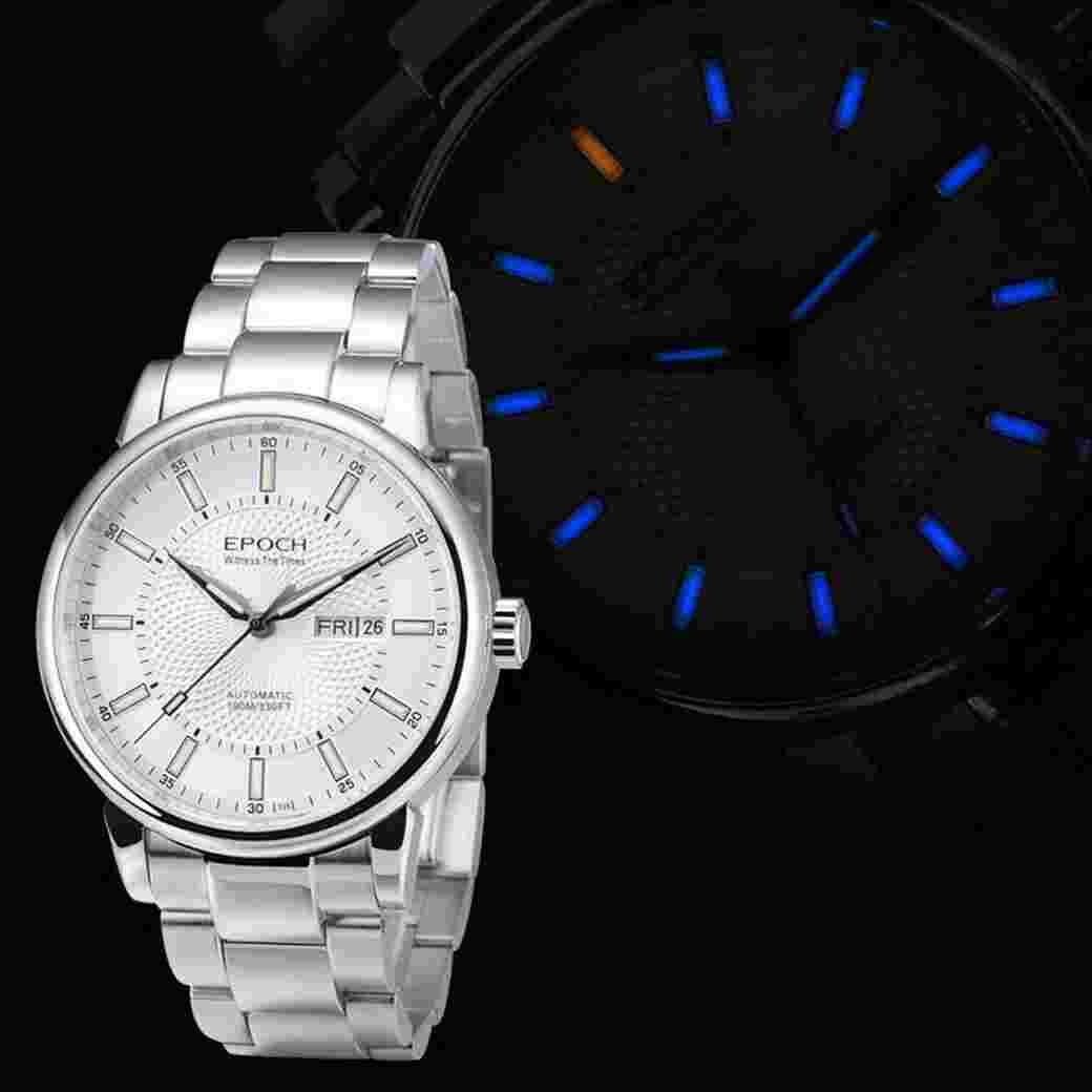 EPOCH Men Automatic Watch Luxury Watches Luminous Mechanical Wristwatch NH36
