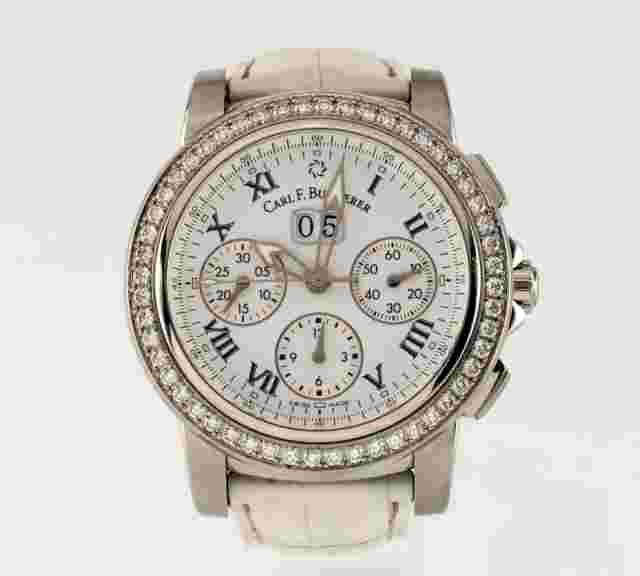 Carl F. Bucherer Patravi White Women's Watch - 10611.08