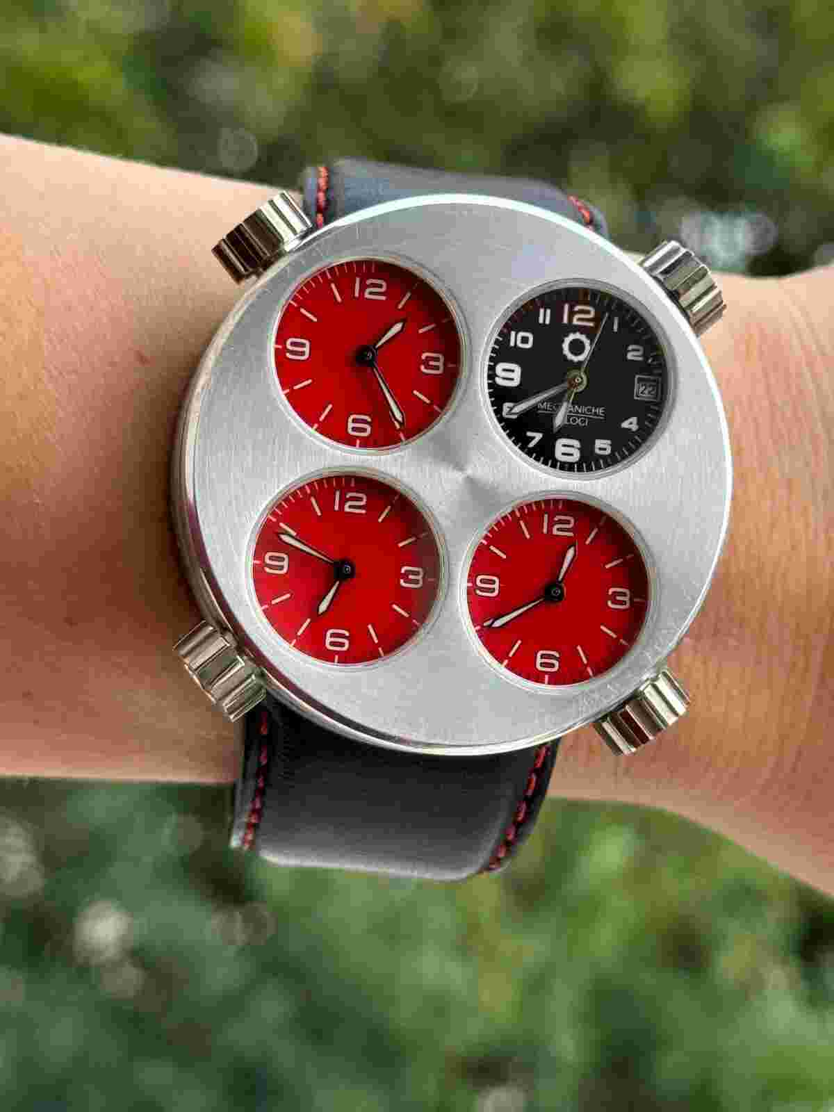 Meccaniche Veloci Icon Rosso Watch Chronograph Automatic Mens 48mm Swiss Made