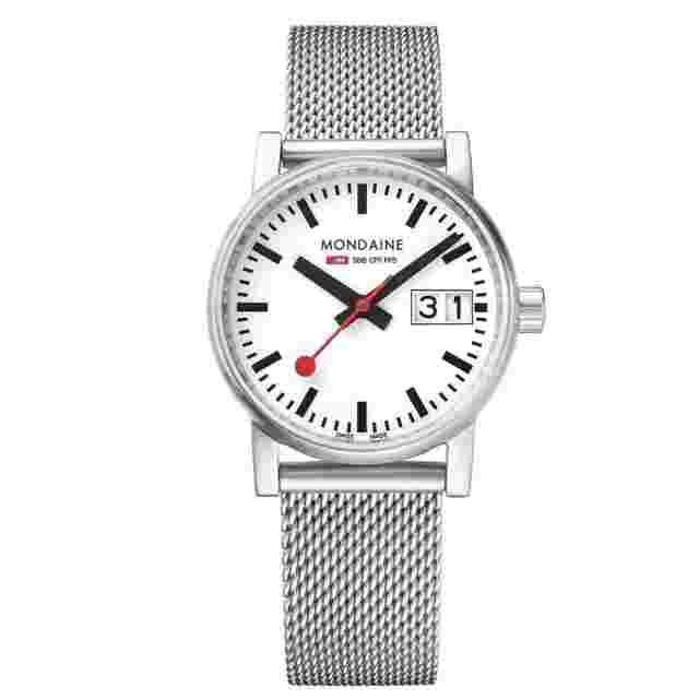 Mondaine Official Swiss Railways evo2 Big Date MSE.40210.SM Sapphire Glass 40mm