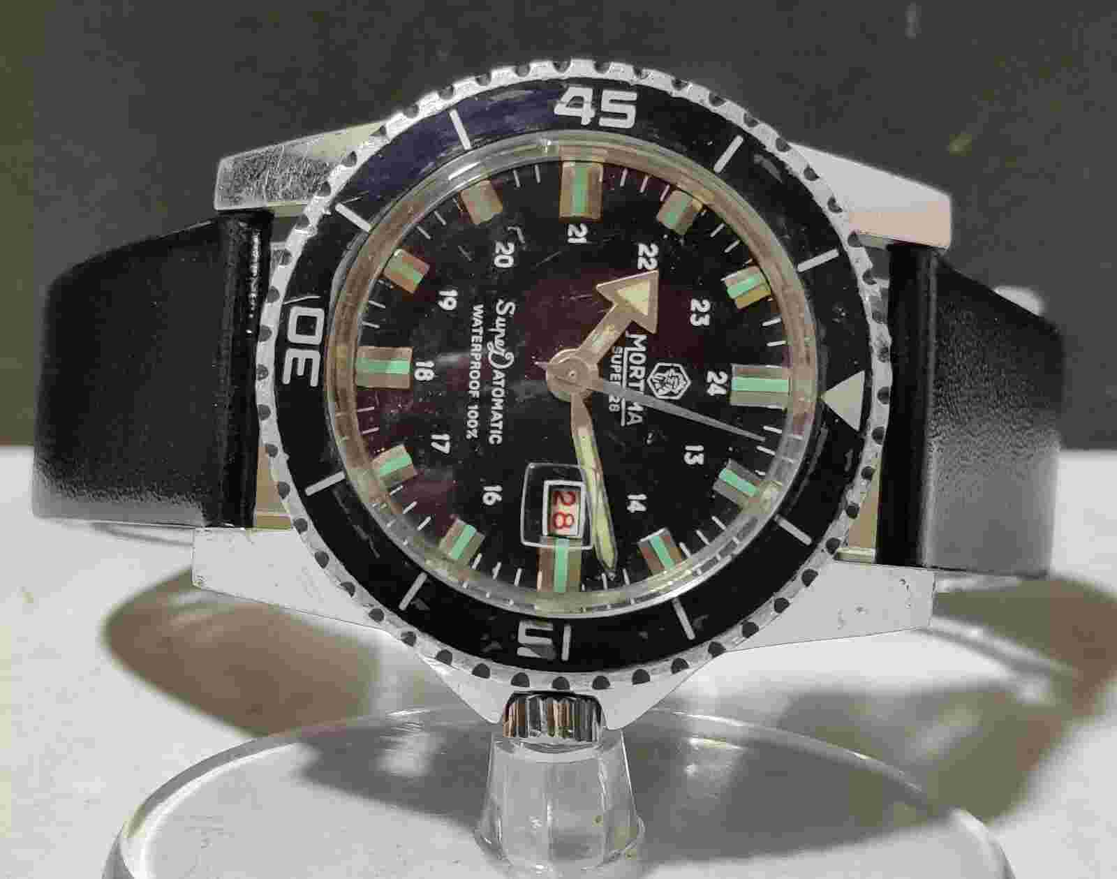 Mortima Super 28 Hand Winding  32mm 1 Jewels Men's Wrist Watch IR205