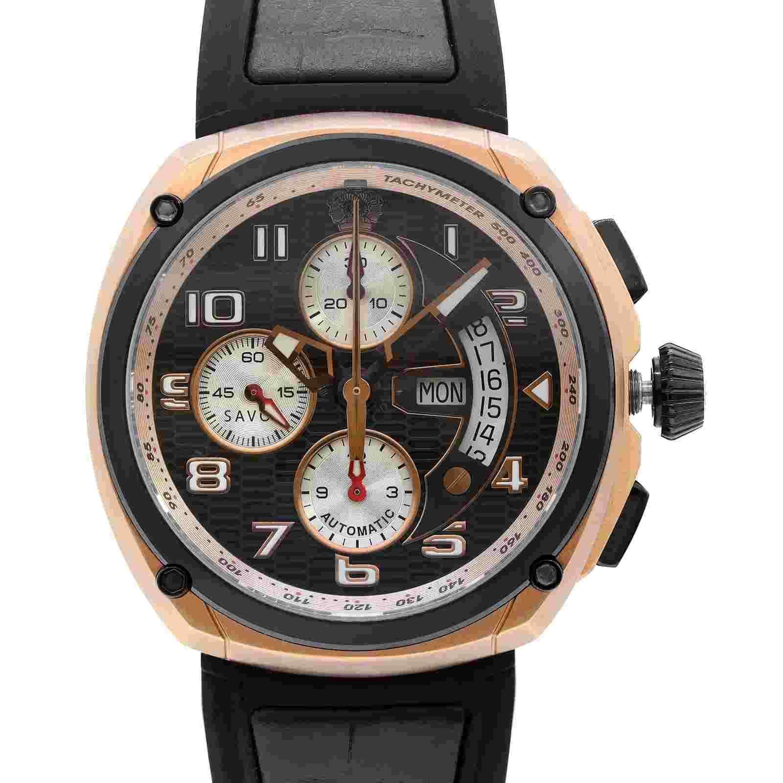 Savoy Epic Limited Edition Steel Black Dial Automatic Men Watch F4201I.02B.RB01