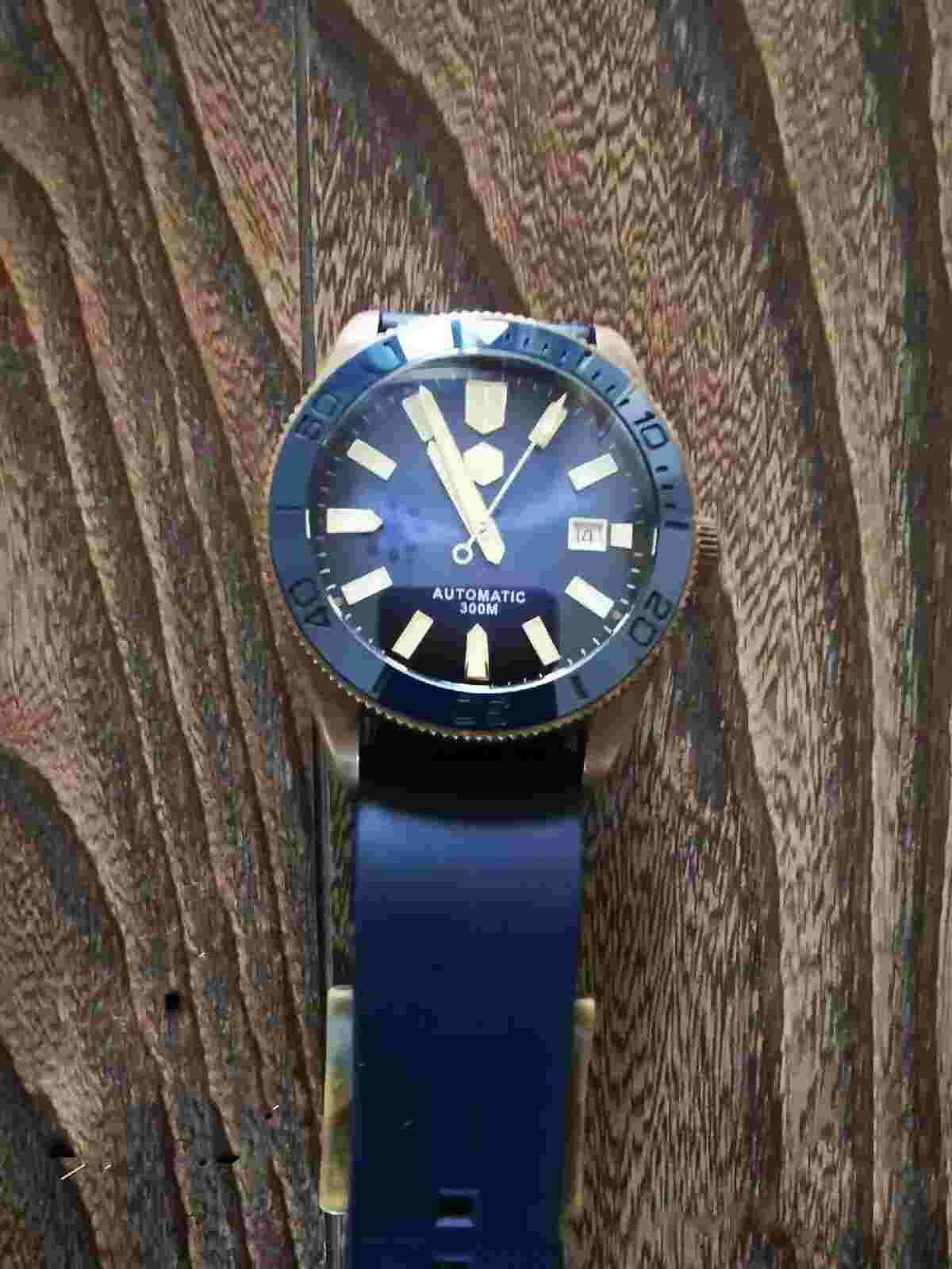 san Martin Limited edition Retro Bronze Watches ETA 2824  Automatic Diving Watch