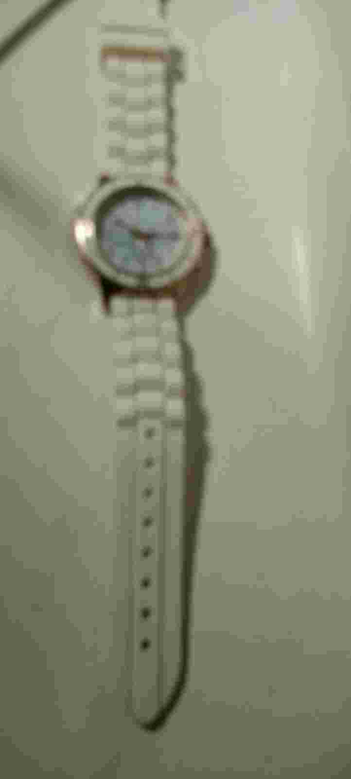 Gold & White. Vintage  Aeropostale Analog face, Wristwatch with a Buckle Band