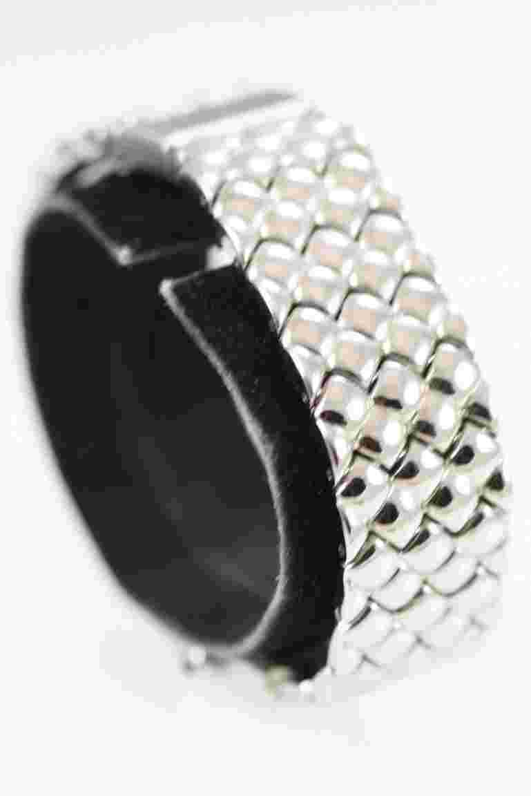 Polini Watch Women Silver Stainless Steel Water Resist Battery Gray White Quartz
