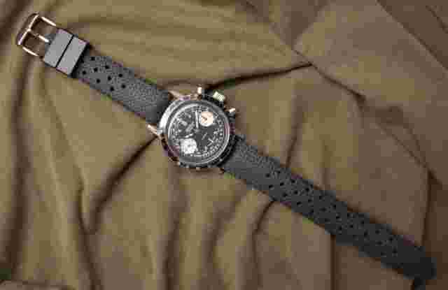 Ollech & Wajs Selectron Computer Vintage Reverse Panda Swiss Chronograh